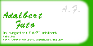 adalbert futo business card